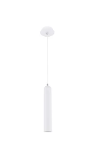 Lampa wisząca Azzardo TUBO biała 1xGU10 wys.110cm
