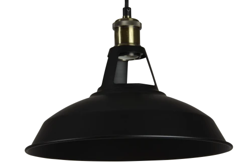 Lampa wisząca NEW AXEL czarna 1xE27 wys.170cm
