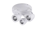 Plafon Azzardo ALBICO 3 biały ROUND 3xGU10 szer.28cm