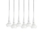 Lampa wisząca Azzardo TASOS biała 6xE14 wys.130cm