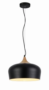 Lampa wisząca Azzardo PARMA czarna 1xE27 wys.170cm