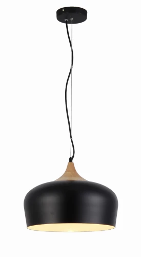 Lampa wisząca PARMA czarna 1xE27 wys.170cm