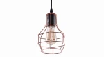 Lampa wisząca Azzardo CARRON copper 1xE27 wys.125cm