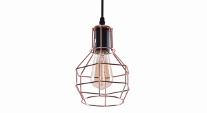 Lampa wisząca Azzardo CARRON copper 1xE27 wys.125cm