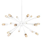 Lampa wisząca Azzardo ORBIT biała 18xE27 wys.80-130cm