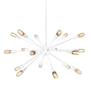 Lampa wisząca Azzardo ORBIT biała 18xE27 wys.80-130cm
