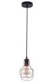 Lampa wisząca CARRON copper 1xE27 wys.125cm