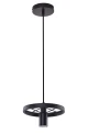 Lampa wisząca RANCH 1 czarna 1xE27 wys.130cm