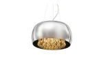 Lampa wisząca Azzardo BURN 2 srebrna 6xG9 srebrna wys.23-150cm