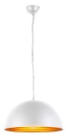 Lampa wisząca Azzardo MODENA 40 biało/złota 1xE27 wys.170cm