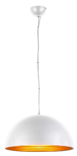 Lampa wisząca MODENA 40 biało/złota 1xE27 wys.170cm