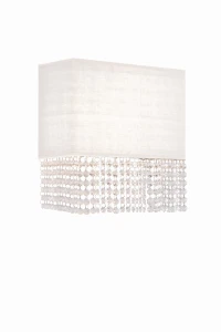 Kinkiet Azzardo Glamour Wall White