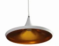 Lampa wisząca CHINK biało/złota 1xE27 wys.170cm