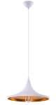 Lampa wisząca Azzardo CHINK biało/złota 1xE27 wys.170cm