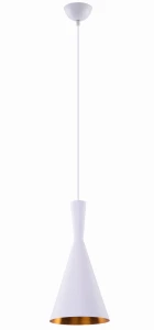 Lampa wisząca Azzardo VITA biało/złota 1xE27 wys.170cm