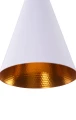Lampa wisząca VITA biało/złota 1xE27 wys.170cm