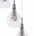 Lampa wisząca ELEKTRA transparentna 3xG9 wys.220cm