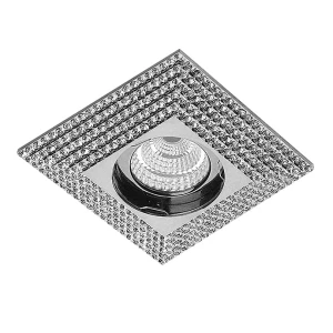 Oprawa podtynkowa Azzardo PIRAMIDE XL srebrna GU10