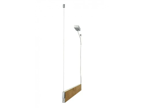 Lampa wisząca NORMAN XL WOOD drewniany 1xLED wys.130cm