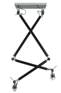 Zawiesie do lampy ZYTA 2S LAMPBODY czarna 2xE27 wys.22-115cm