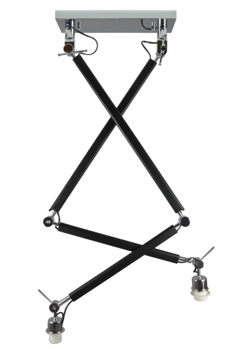 Zawiesie do lampy ZYTA 2S LAMPBODY czarna 2xE27 wys.22-115cm