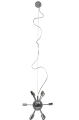 Lampa wisząca SIRIUS LAMPBODY chrom 12xG9 wys.200cm