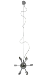 Lampa wisząca Azzardo SIRIUS LAMPBODY chrom 12xG9 wys.200cm