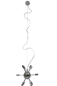 Lampa wisząca Azzardo SIRIUS LAMPBODY chrom 12xG9 wys.200cm