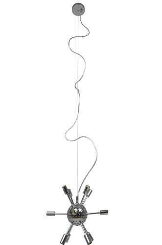 Lampa wisząca SIRIUS LAMPBODY chrom 12xG9 wys.200cm