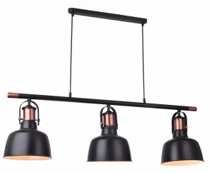 Lampa wisząca Azzardo DARLING LINE czarna 3xE27 wys.190cm