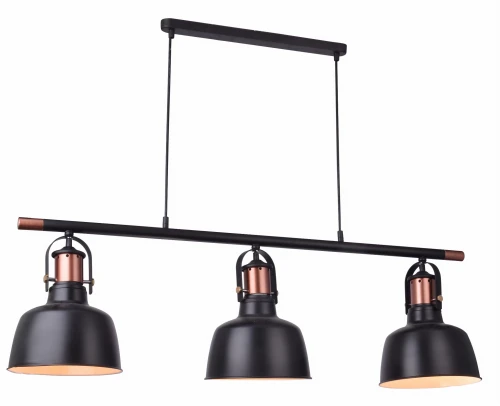 Lampa wisząca DARLING LINE czarna 3xE27 wys.190cm