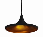 Lampa wisząca Azzardo CHINK czarno/złota 1xE27 wys.170cm