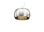 Lampa wisząca Azzardo BURN srebrna 5xG9 wys.23-150cm