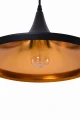 Lampa wisząca CHINK czarno/złota 1xE27 wys.170cm