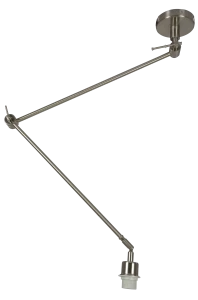 Zawiesie do lampy ADAM S PENDANT LAMPBODY srebrna 1xE27 wys.25-130cm