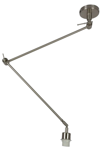 Zawiesie do lampy ADAM S PENDANT LAMPBODY srebrna 1xE27 wys.25-130cm