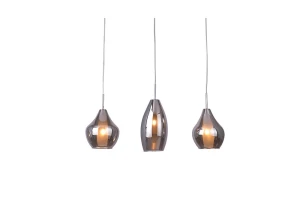Lampa wisząca Azzardo AMBER MILANO chrom 3xG9 wys.130cm