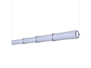 Lampa wisząca Azzardo BAMBOO 4 PENDANT biała 1xLED wys.150-400cm