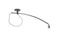 Lampa wisząca SELENA 2 LAMPBODY srebrna 1xE27 wys.55-120cm