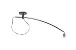 Lampa wisząca Azzardo SELENA 2 LAMPBODY srebrna 1xE27 wys.55-120cm