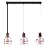 Lampa wisząca Azzardo CARRON LINE miedziana 3xE27 wys.160cm