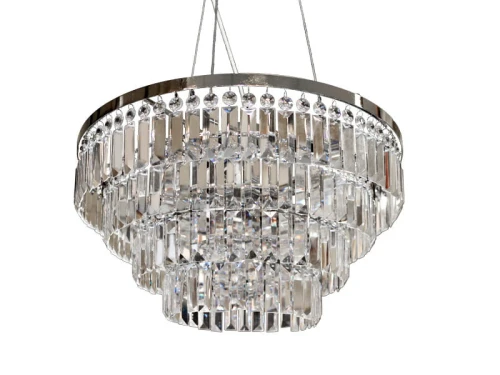 Lampa wisząca SALERNO PENDANT/TOP transparentna 5xE14 wys.40-120cm
