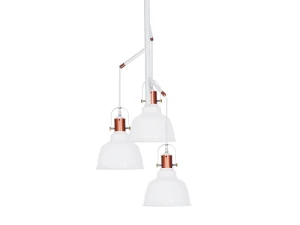Lampa wisząca Azzardo DARLING 3 GLASS biała 3xE14 wys.240cm