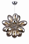 Lampa wisząca Azzardo DIANA srebrna 16xG9 wys.150cm
