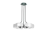 Lampa wisząca Azzardo FIONA biała 8xG9 wys.110cm