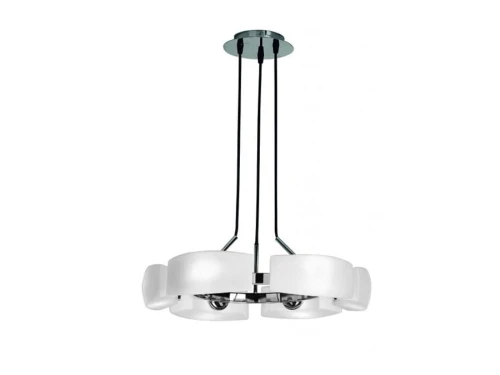 Lampa wisząca FIONA biała 8xG9 wys.110cm