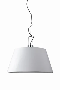 Lampa wisząca Azzardo ALICANTE biała 1xE27 wys.150cm
