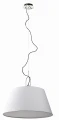 Lampa wisząca ALICANTE biała 1xE27 wys.150cm