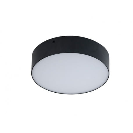 Plafon MONZA R 22 3000K czarny LED szer.22cm