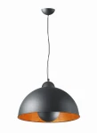 Lampa wisząca Azzardo TOMA czarna 1xE27 wys.160cm
